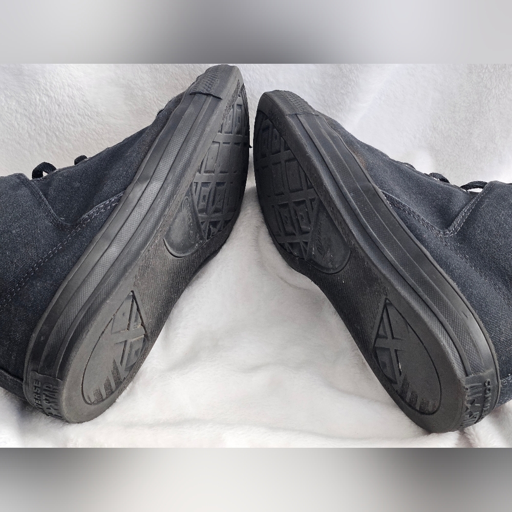Converse All Black High-Top Sneakers - Picture 4 of 7